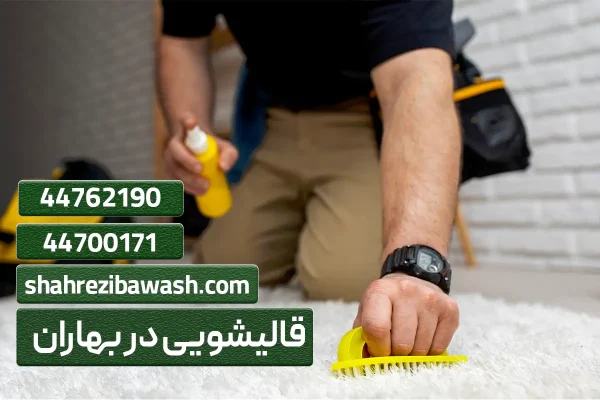 قالیشویی در بهاران